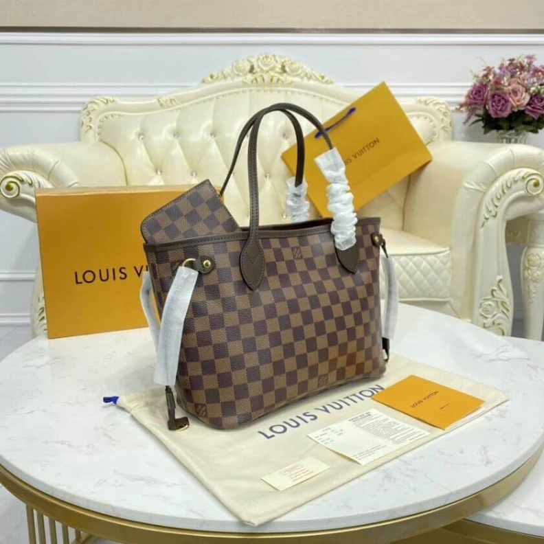 Top lv The Neverf Louis Vuitton Damier Ebene Neverfull PM