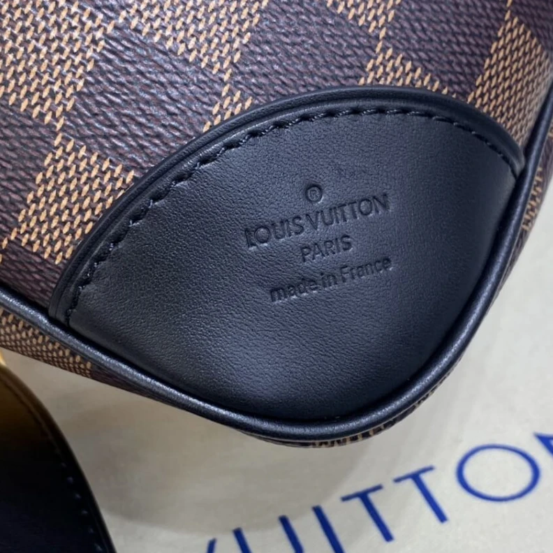 Replica bags lv Strap:Rem Louis Vuitton Damier Ebene Odeon MM