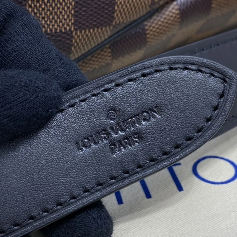 Replica bags lv Strap:Rem Louis Vuitton Damier Ebene Odeon MM