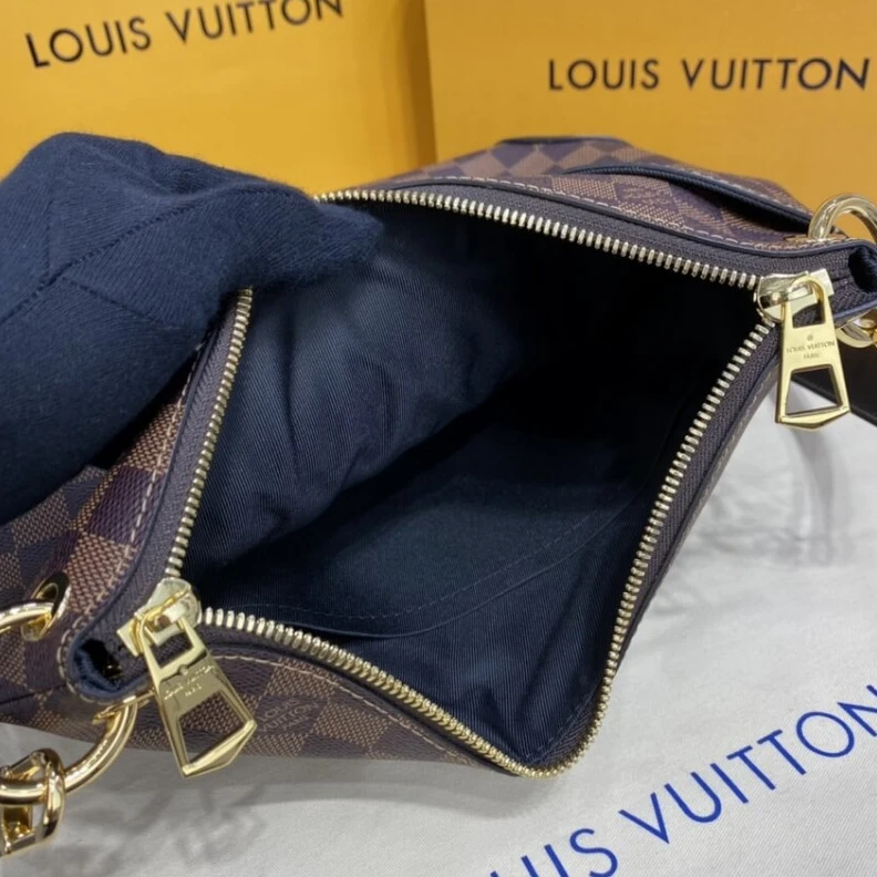 Replica bags lv Strap:Rem Louis Vuitton Damier Ebene Odeon MM