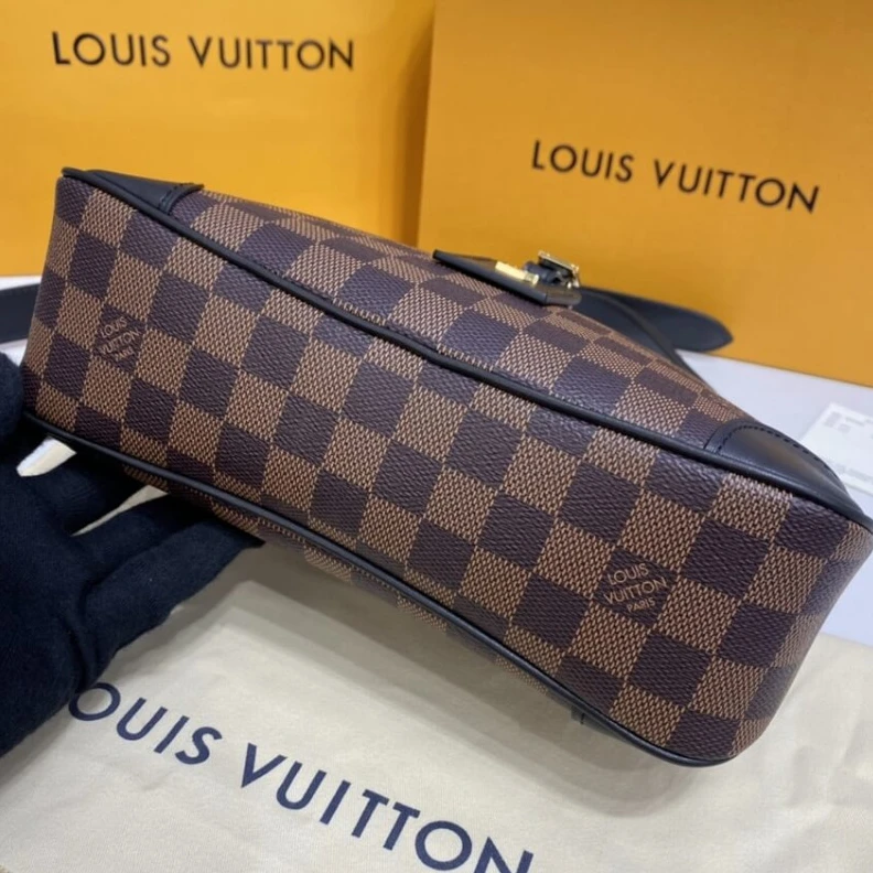 Replica bag Strap dro Louis Vuitton Damier Ebene Odeon PM