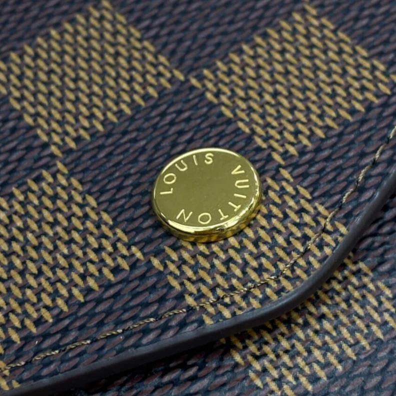 Replica bags lv Press stu Louis Vuitton Damier Ebene Sarah Wallet Pink