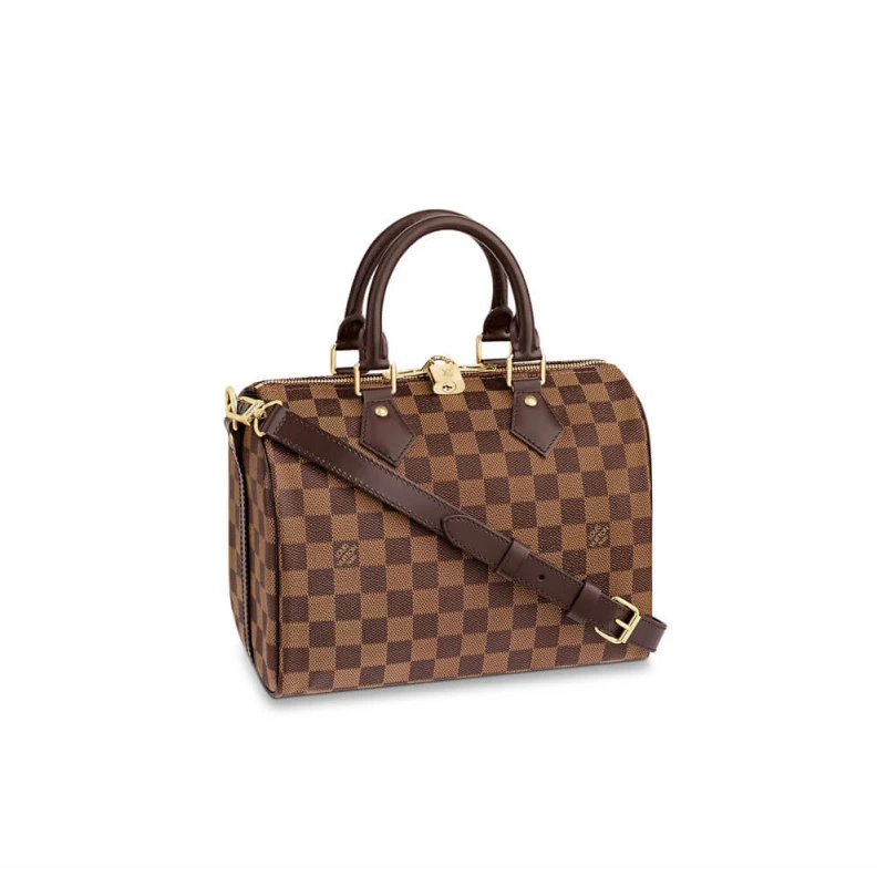 Inside fl LV Damier Ebene Speedy Bandouliere 25