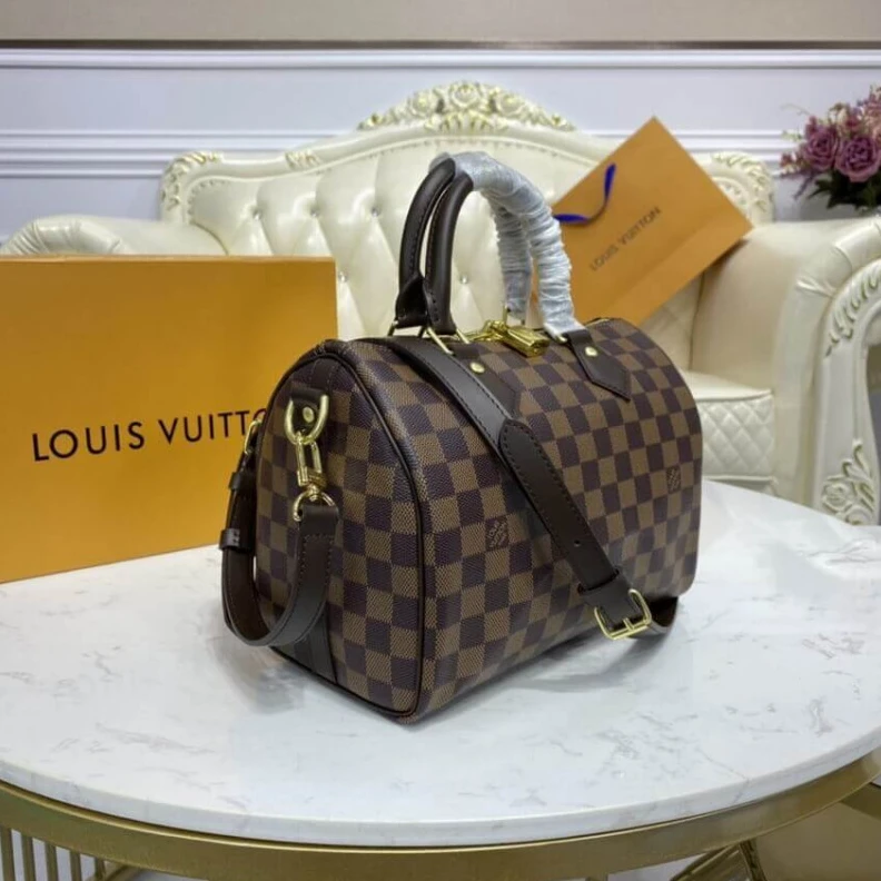 Mythick ru Inside fl LV Damier Ebene Speedy Bandouliere 25