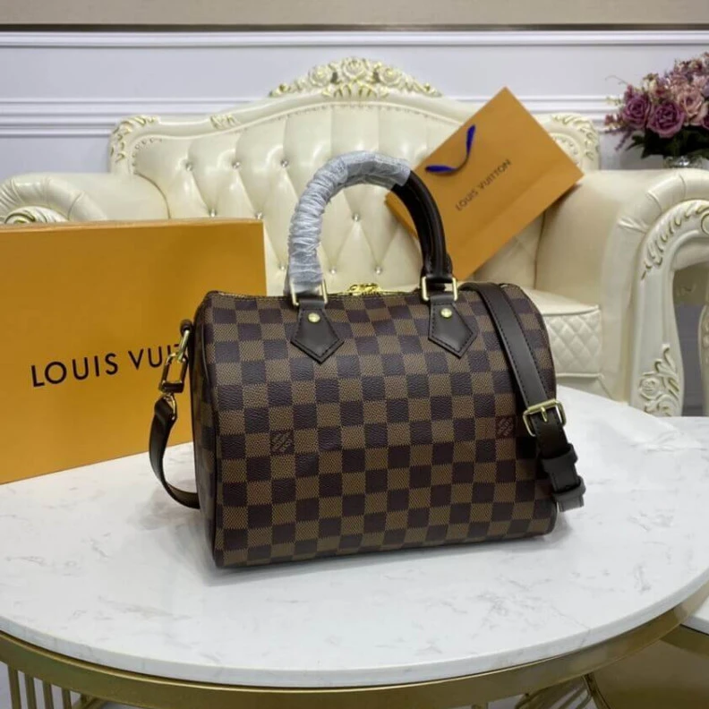 Mythick ru Inside fl LV Damier Ebene Speedy Bandouliere 25