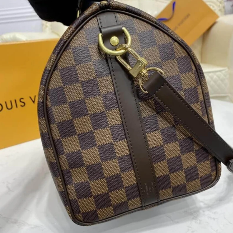 Mythick.ru Goldcolor LV Damier Ebene Speedy Bandouliere 30