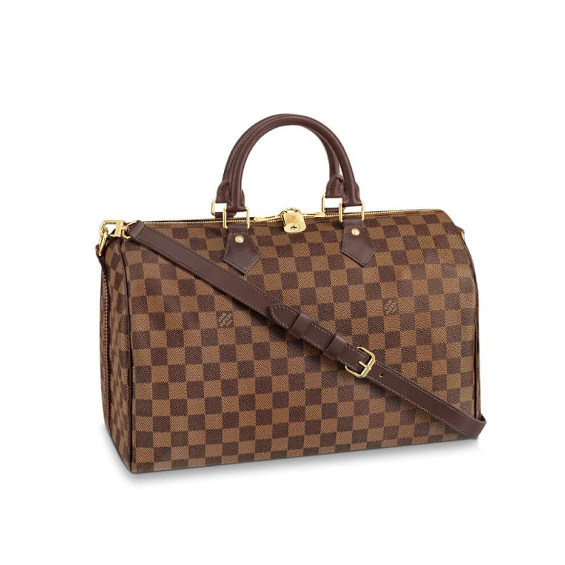 Padlock LV Damier Ebene Speedy Bandouliere 35