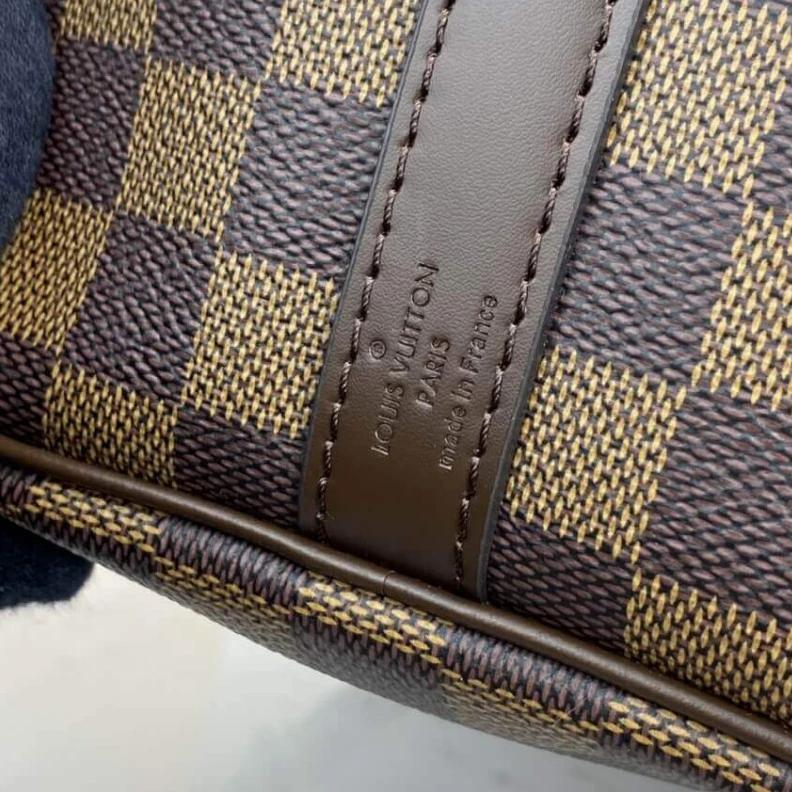 Mythick ru Padlock LV Damier Ebene Speedy Bandouliere 35