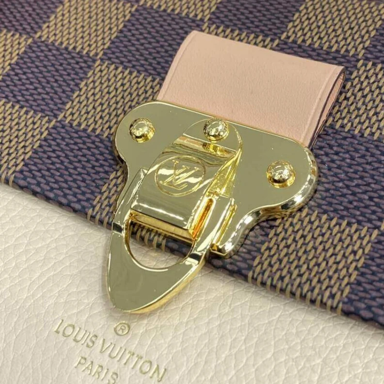 Lv belts replica The Vavin LV Damier Ebene Vavin Chain Wallet Creme