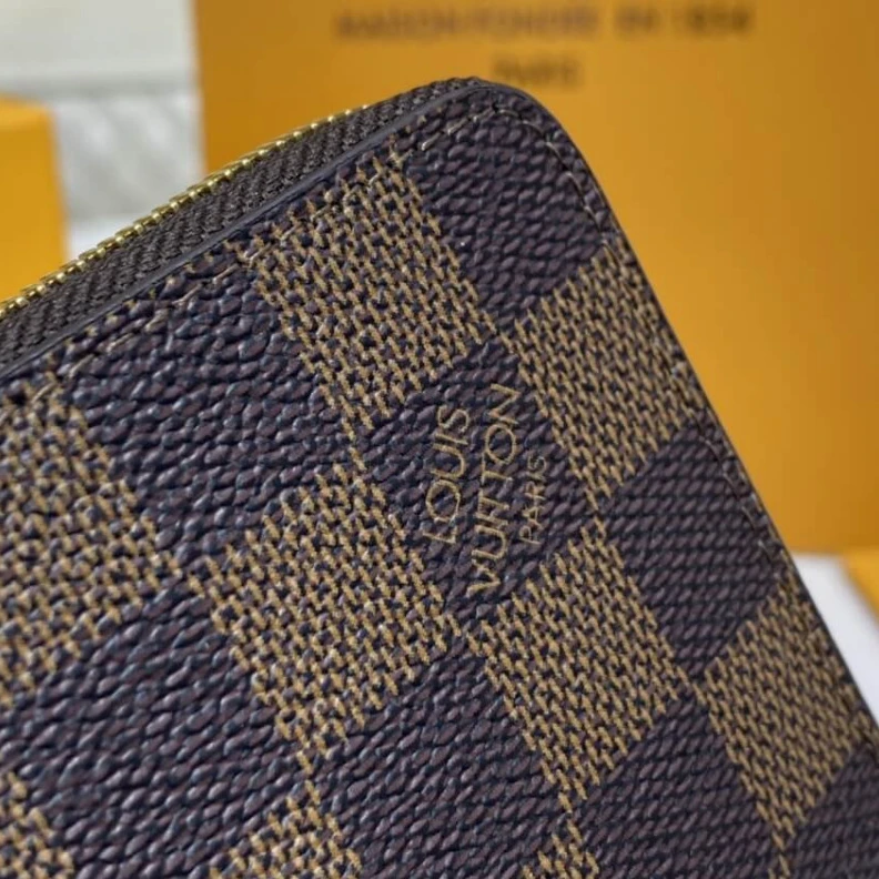Replica bags 4 card sl Louis Vuitton Damier Ebene Zippy Coin Purse Brown