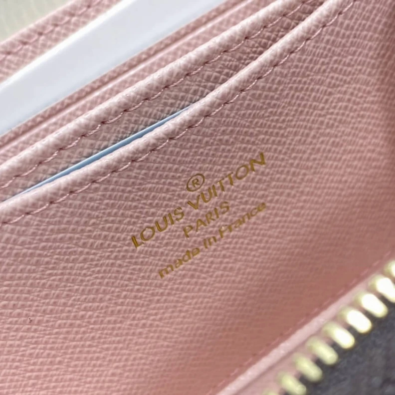 Lv belts replica Crafted fr Louis Vuitton Damier Ebene Zippy Coin Purse Pink