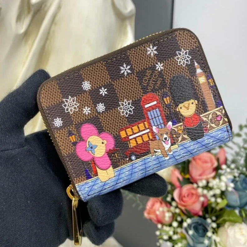 11.0 x 8. Louis Vuitton Damier Ebene Zippy Coin Purse