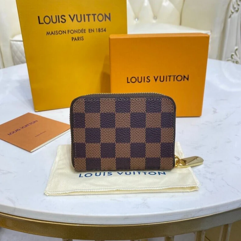 Mythick ru 11.0 x 8. Louis Vuitton Damier Ebene Zippy Coin Purse