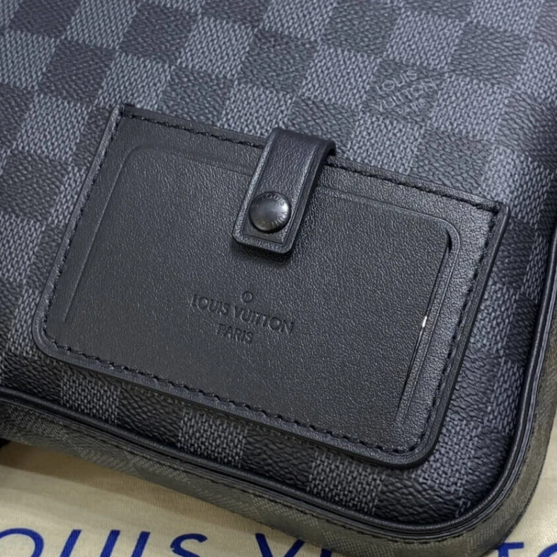 Lv belts replica Textile l Louis Vuitton Damier Graphite Alpha Messenger