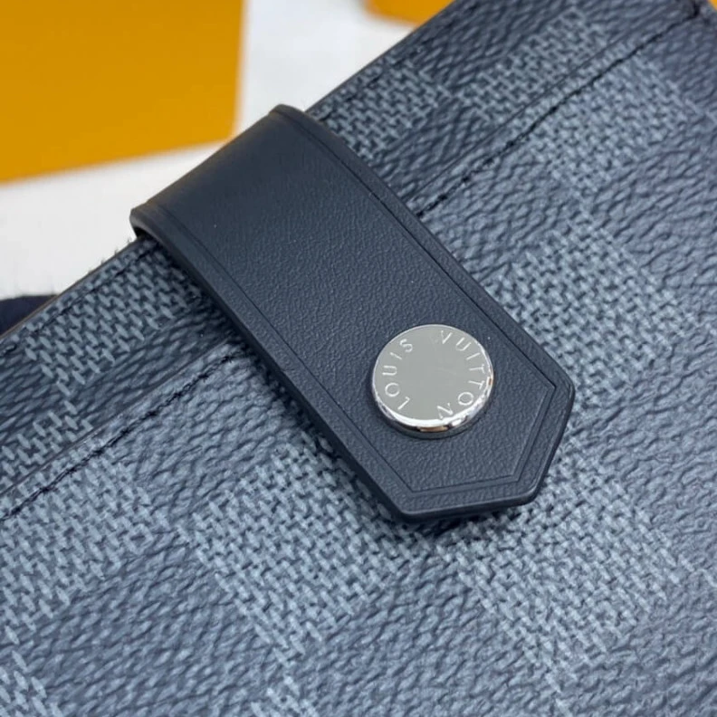 Replica bags Cowhidele Louis Vuitton Damier Graphite Canvas Multiple Card Holder
