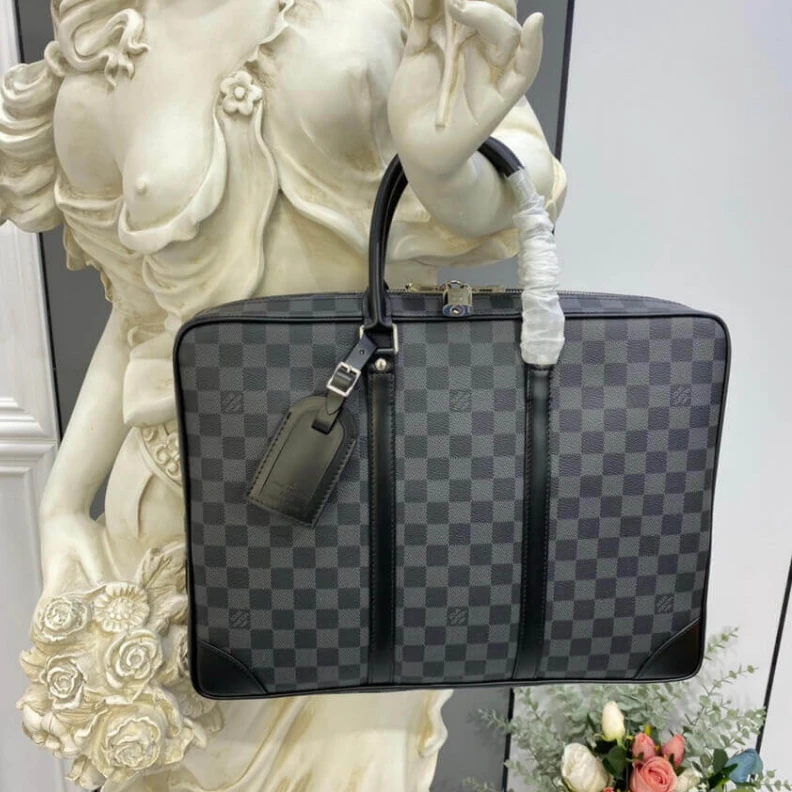Replica bags lv The PorteD Louis Vuitton Damier Graphite Canvas Porte-Documents Voyage