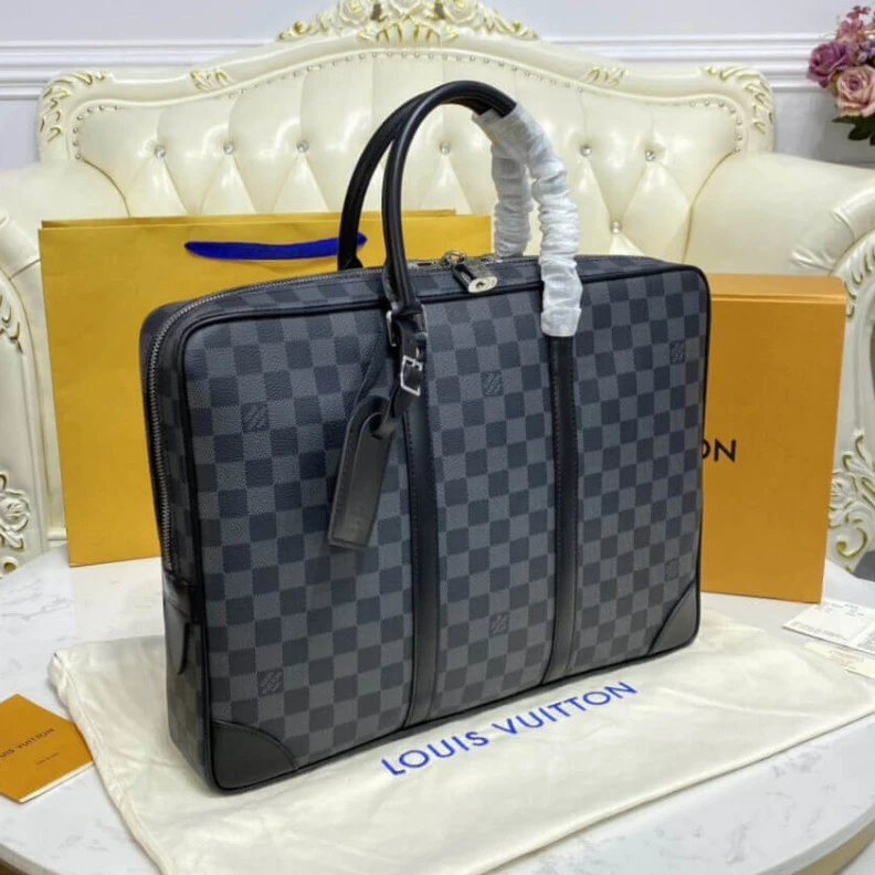 Replica bags lv The PorteD Louis Vuitton Damier Graphite Canvas Porte-Documents Voyage