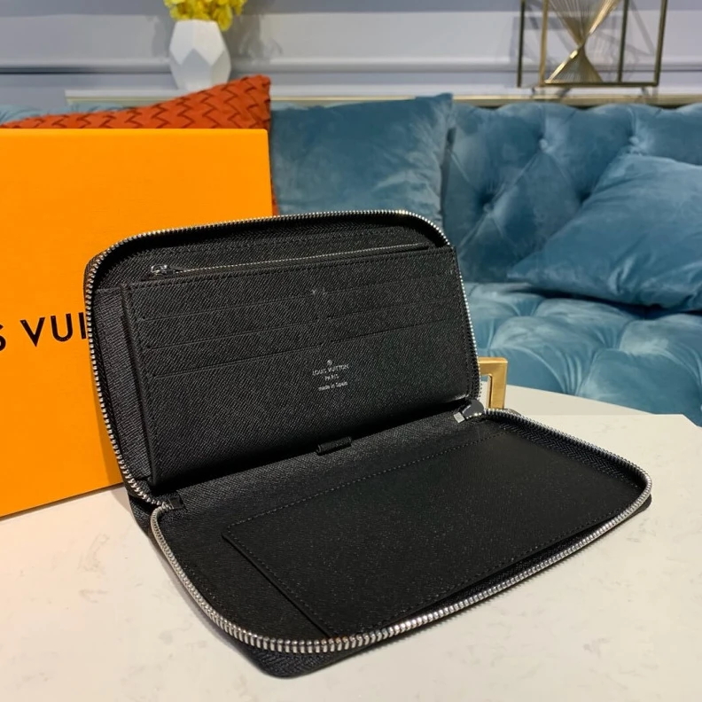 Replica bags Keeping pa Louis Vuitton Damier Graphite Canvas Zippy Organizer Wallet