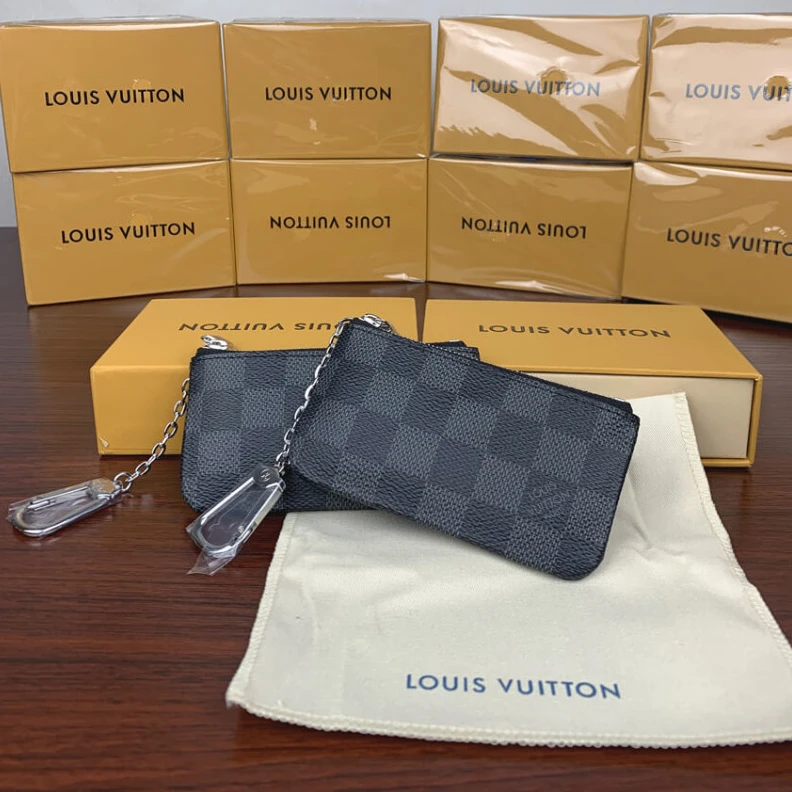Mythick ru Key ring Louis Vuitton Damier Graphite Key Pouch