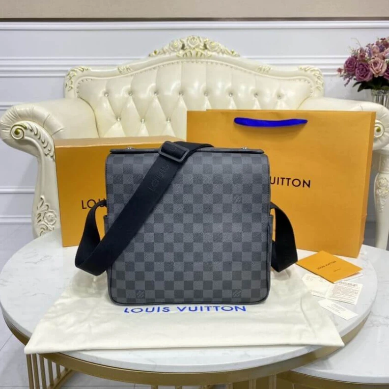 Lv belts replica Damier ca Louis Vuitton Damier Graphite Naviglio Messenger Bag