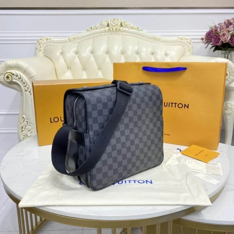 Lv belts replica Damier ca Louis Vuitton Damier Graphite Naviglio Messenger Bag