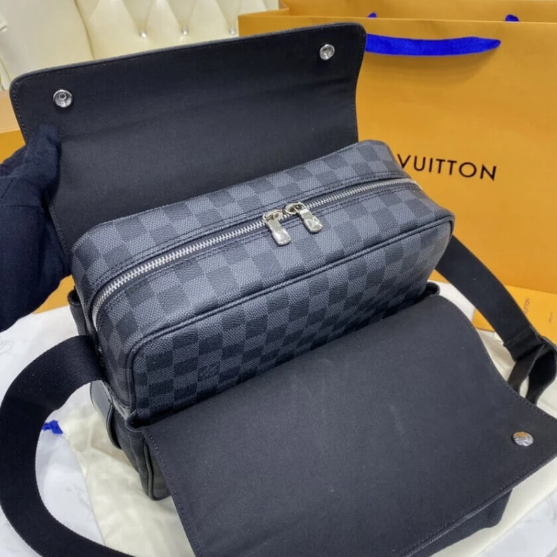Lv belts replica Damier ca Louis Vuitton Damier Graphite Naviglio Messenger Bag