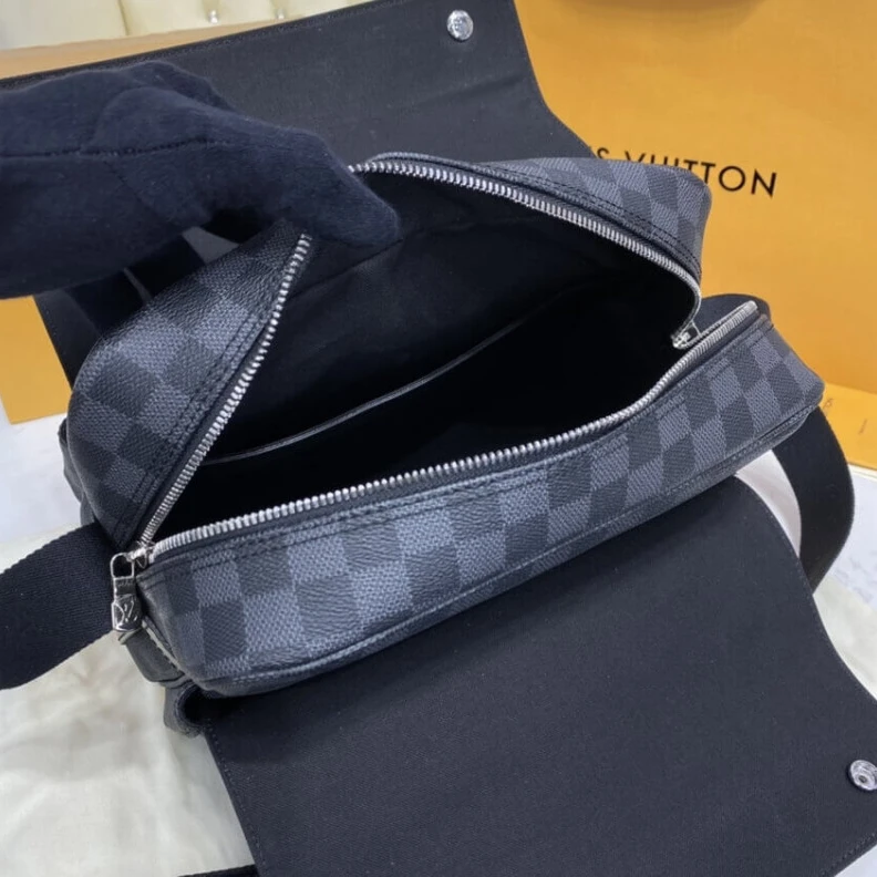 Lv belts replica Damier ca Louis Vuitton Damier Graphite Naviglio Messenger Bag