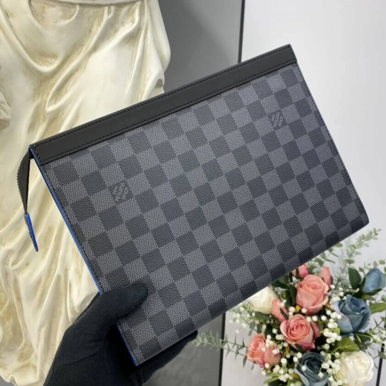 Lv belts replica The versat Louis Vuitton Damier Graphite Pochette Voyage MM