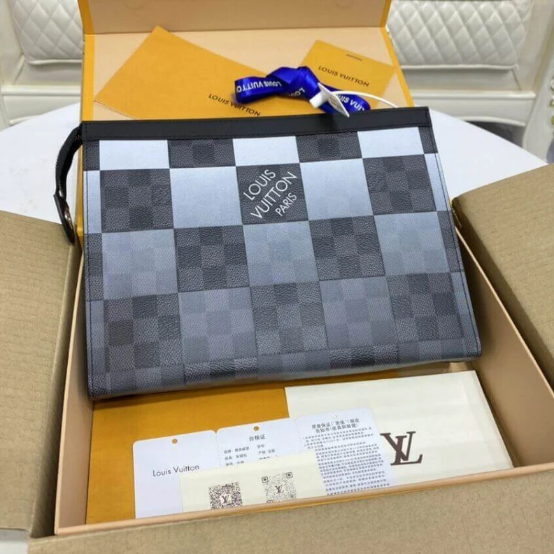 Mythick.ru Blue Dami Louis Vuitton Damier Graphite Pochette Voyage MM