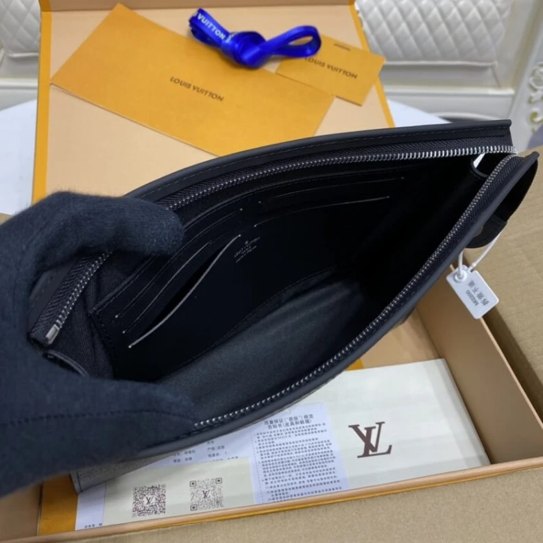 Replica bags lv Compact, v Louis Vuitton Damier Graphite Pochette Voyage MM