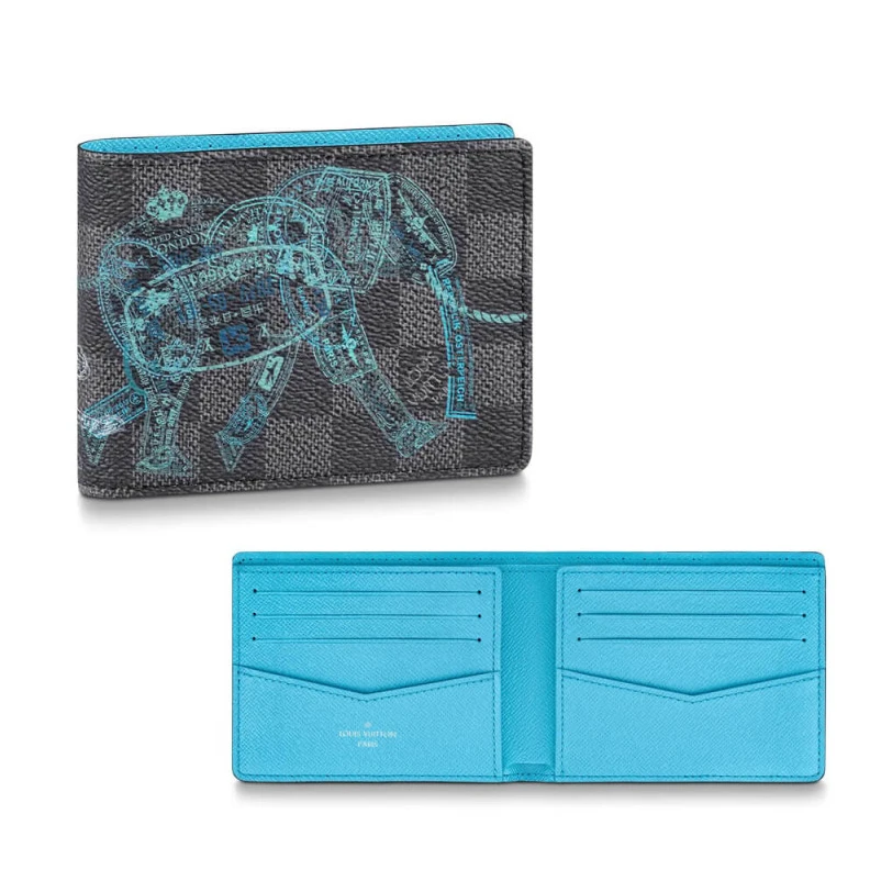 The Slende Louis Vuitton Damier Graphite Slender Wallet