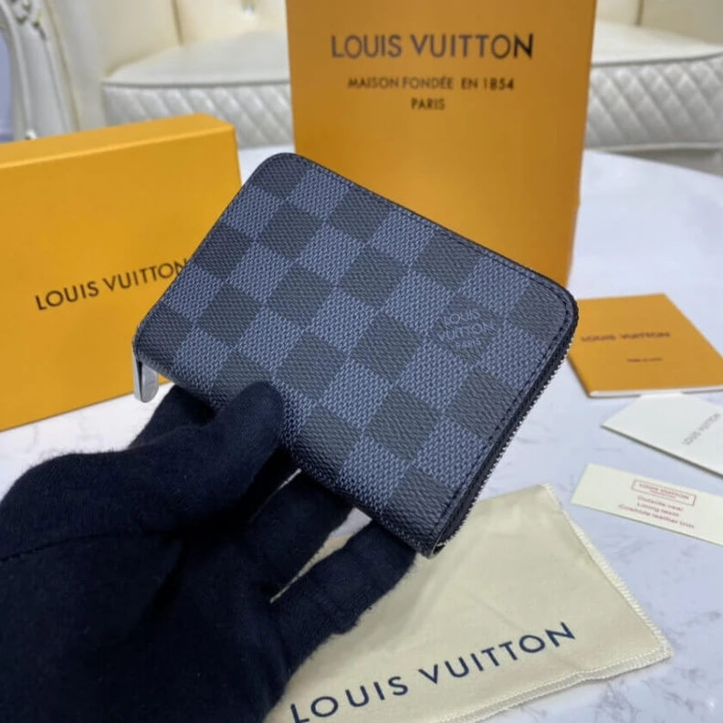 Damier Gr Louis Vuitton Damier Graphite Zippy Coin Purse