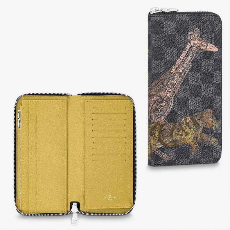 Silvercol Louis Vuitton Damier Graphite Zippy Wallet Vertical