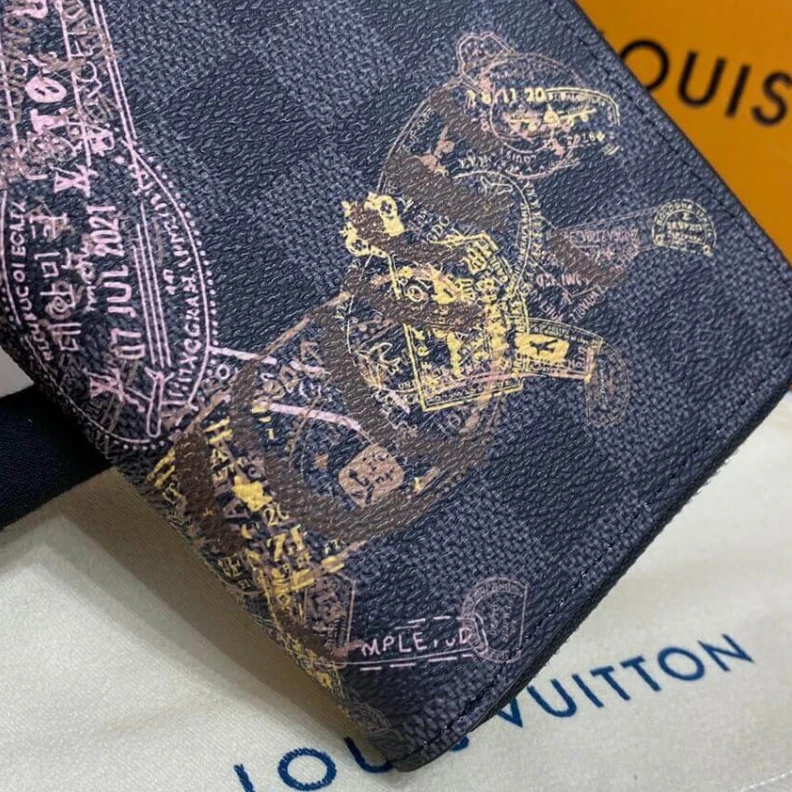 Mythick ru Silvercol Louis Vuitton Damier Graphite Zippy Wallet Vertical
