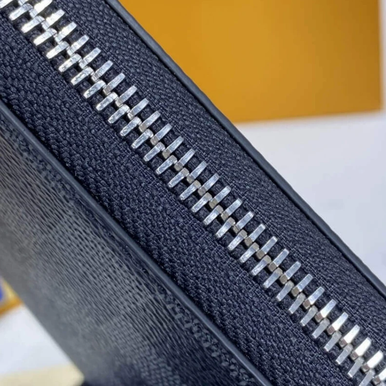 Replica bags lv 19.5 x 10 Louis Vuitton Damier Graphite Zippy Wallet