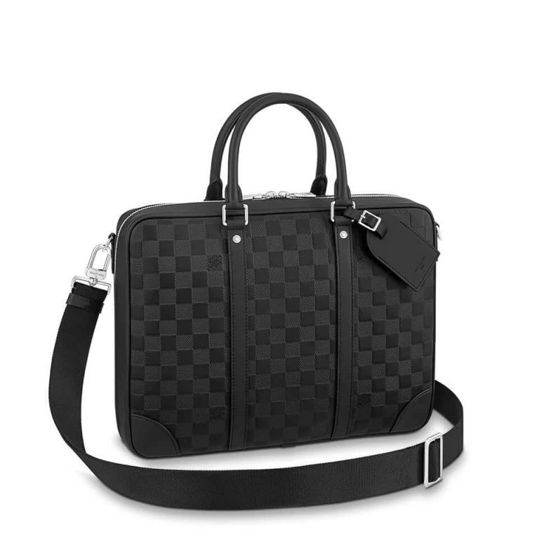 Handle:Do Louis Vuitton Damier Infini Sirius Briefcase