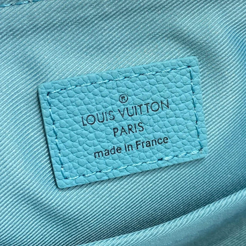 Mythick A miniatur Louis Vuitton Damier Pattern City Keepall in Blue
