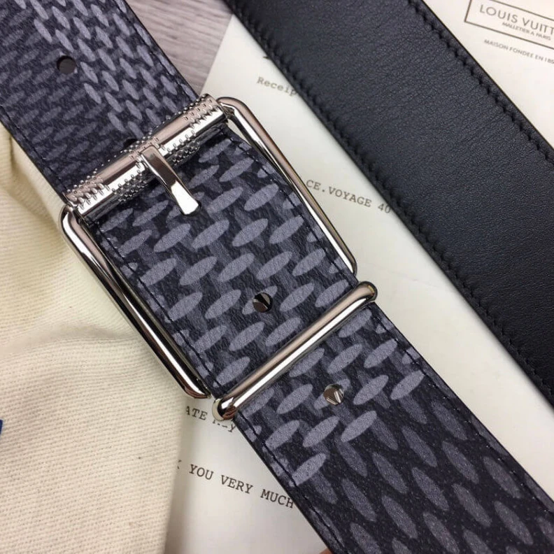 Mythick ru This Damie Louis Vuitton Damier Print 40mm Belt