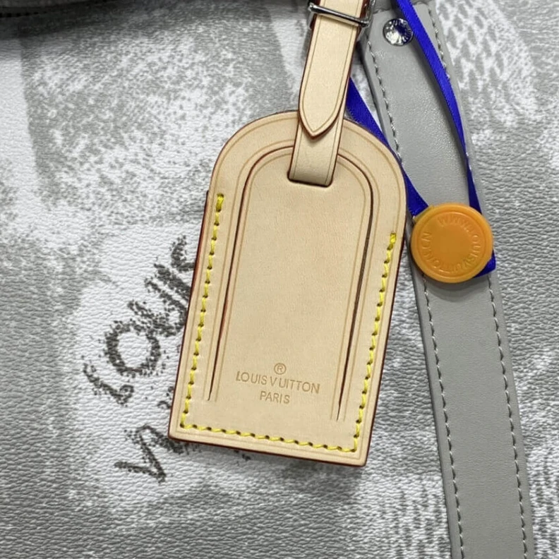 Lv belts replica Inside zi Louis Vuitton Damier Salt Canvas Keepall Bandoulière 50 Grey