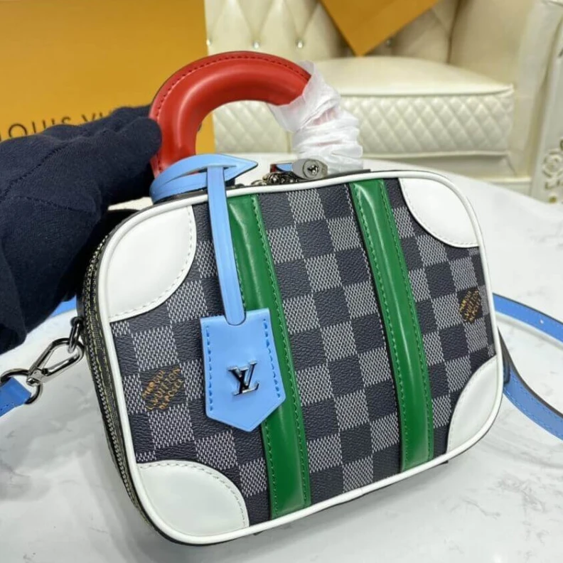 Replica bags lv Leather h Louis Vuitton Damier Valisette BB
