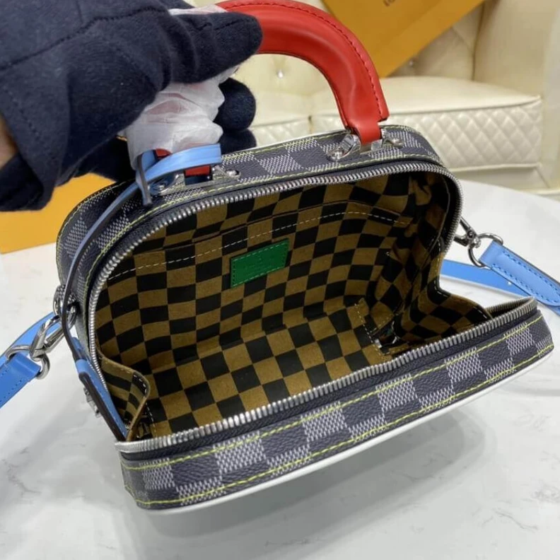 Replica bags lv Leather h Louis Vuitton Damier Valisette BB