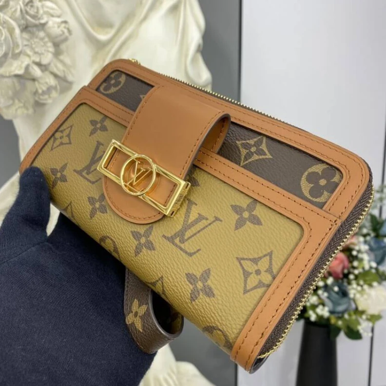 Top lv <span><spa Louis Vuitton Dauphine Zippy Wallet