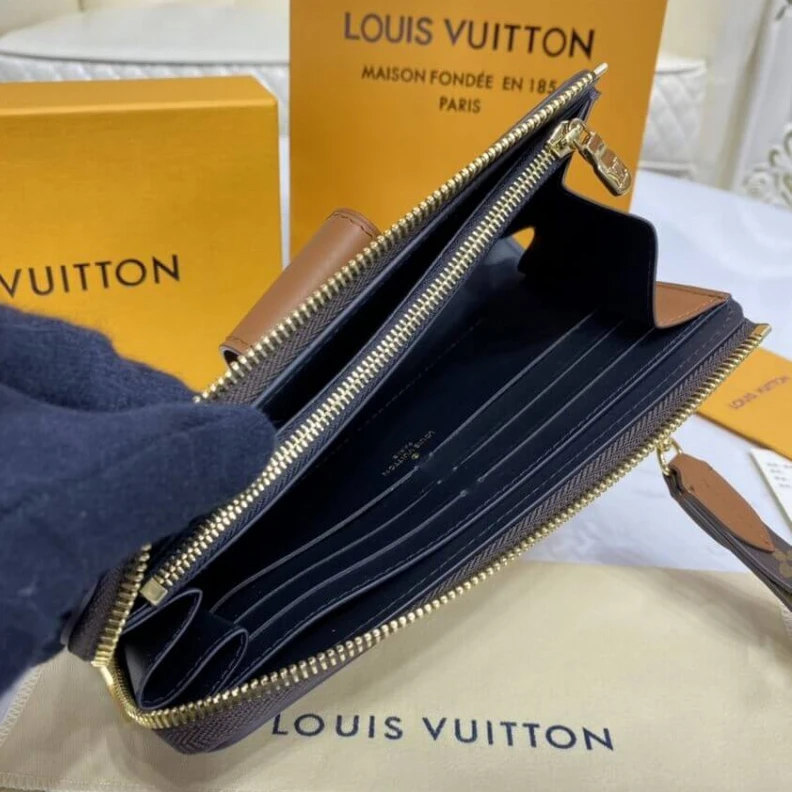 Top lv <span><spa Louis Vuitton Dauphine Zippy Wallet