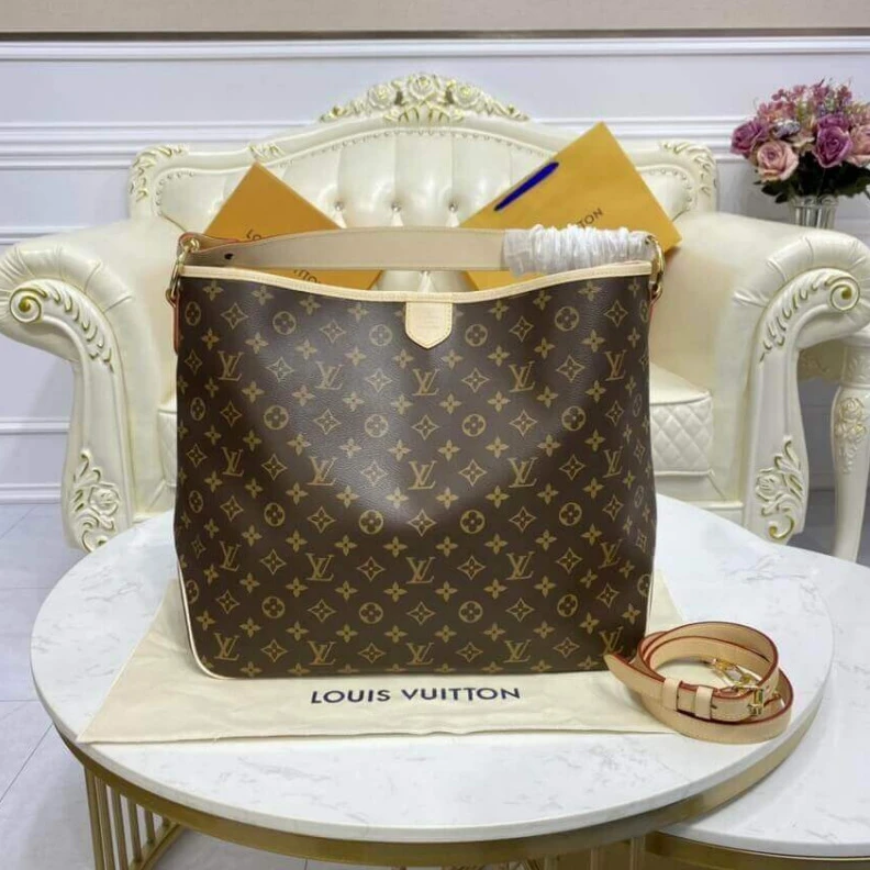 Louis vuitton locations Golden br Louis Vuitton Delightful MM (Old Type) Shoulder Bag