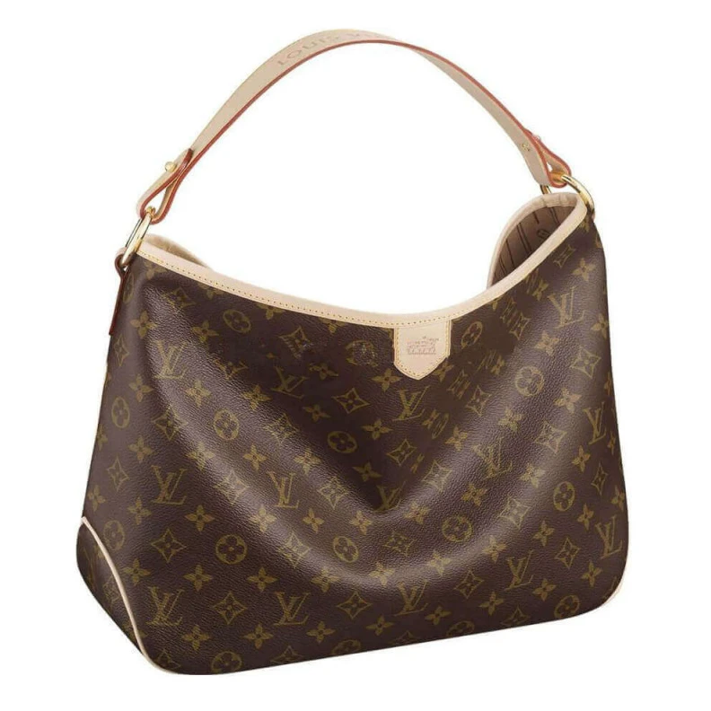 Golden br LV Delightful MM (Old Type) Shoulder Bag
