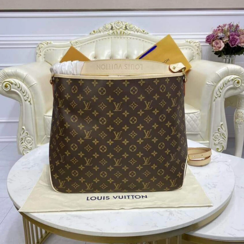 Louis vuitton locations Golden br Louis Vuitton Delightful MM (Old Type) Shoulder Bag