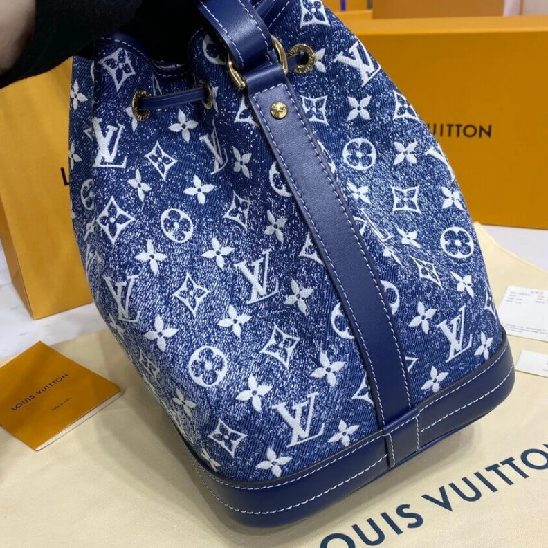 Mythick.ru Half leng Louis Vuitton Denim Jacquard Textil Petit Noe