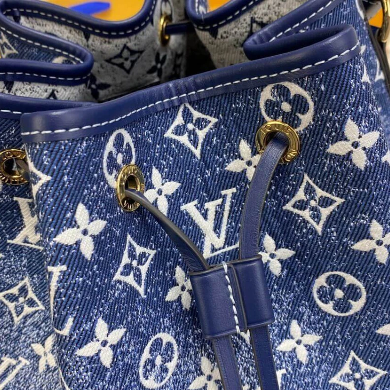 Mythick.ru Half leng Louis Vuitton Denim Jacquard Textil Petit Noe