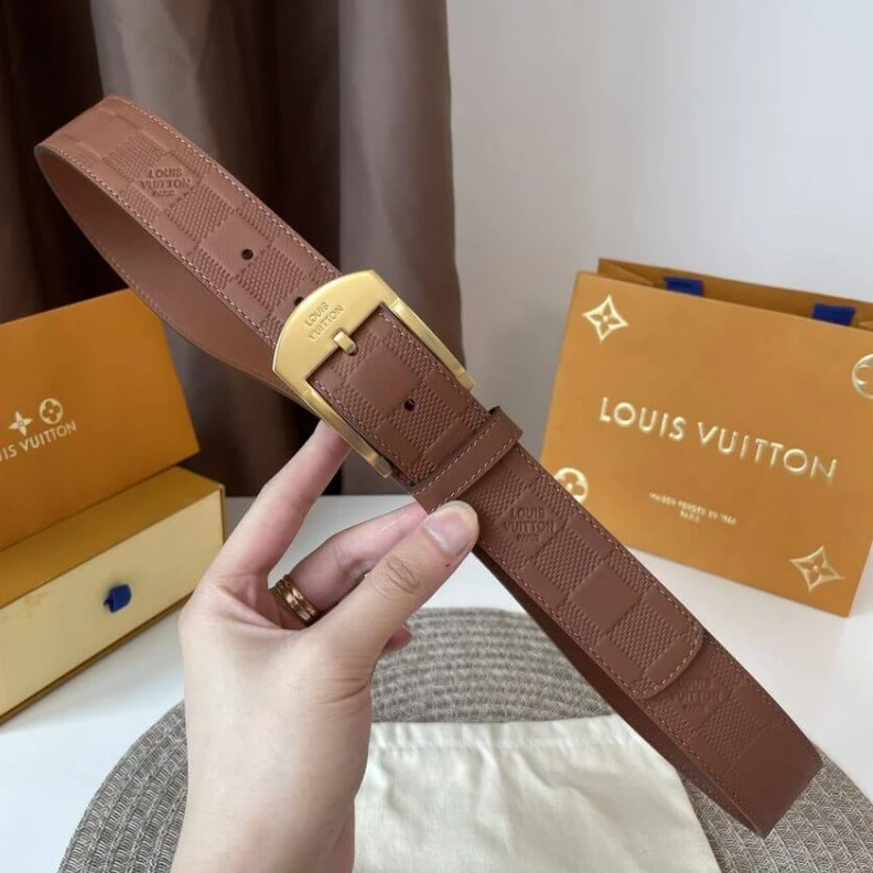 Top lv Damier In Louis Vuitton Detroit 35mm Belt