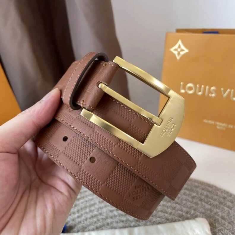 Top lv Damier In Louis Vuitton Detroit 35mm Belt